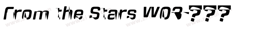From the Stars W03字体转换